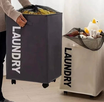 Large Capacity Laundry Basket with Wheels