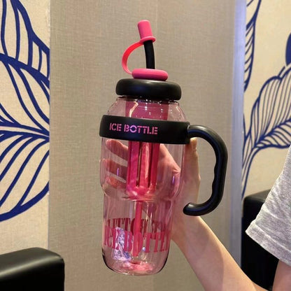 Ice Cream Cup with Straw - My Store