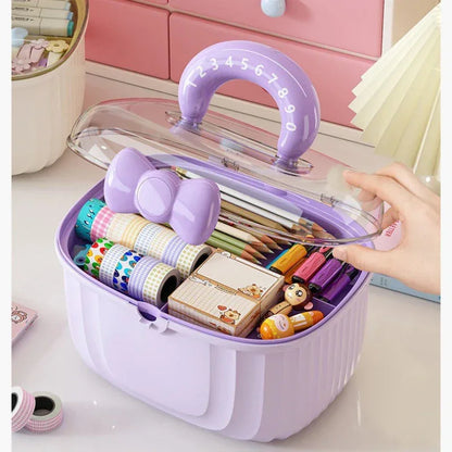 Aesthetic Bow Portable Organizer & Storage Box