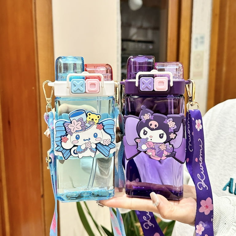 Double-Drink Tritan Cartoon Water Bottle – 520ml