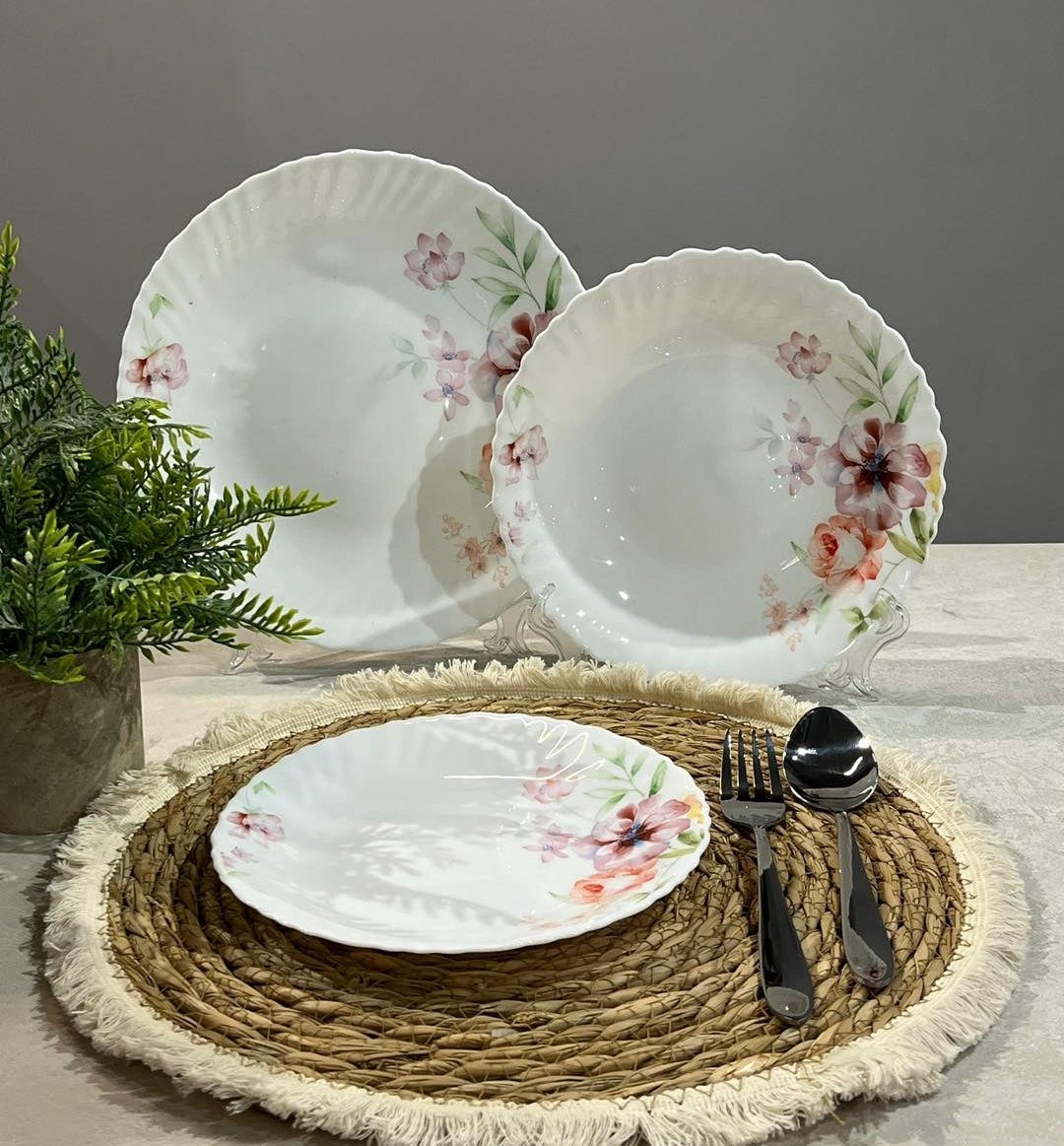 Danny Home 18-Piece Floral Dinnerware Set - My Store