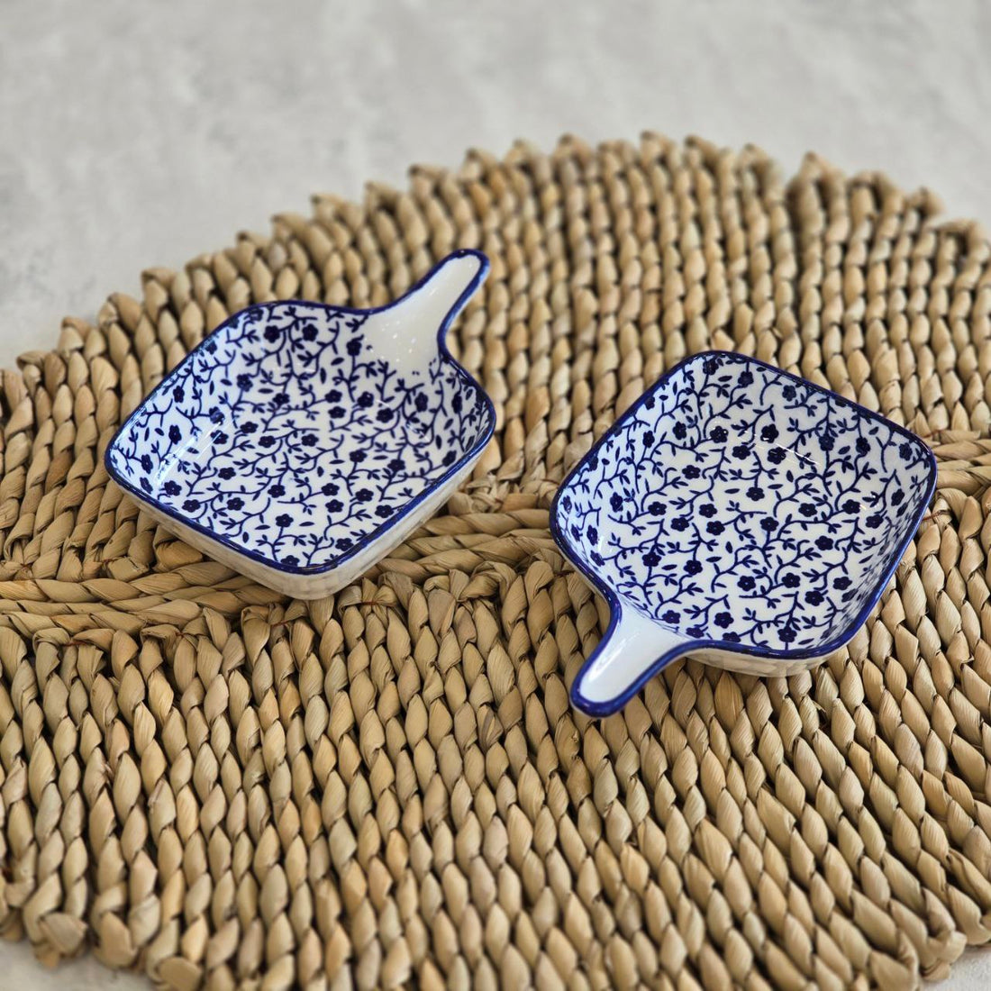 Danny Home Floral Design Ceramic Sauce Dish – 4.75 Inch - My Store