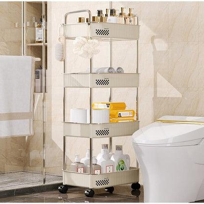 4-Layer Storage Rack Trolley - My Store