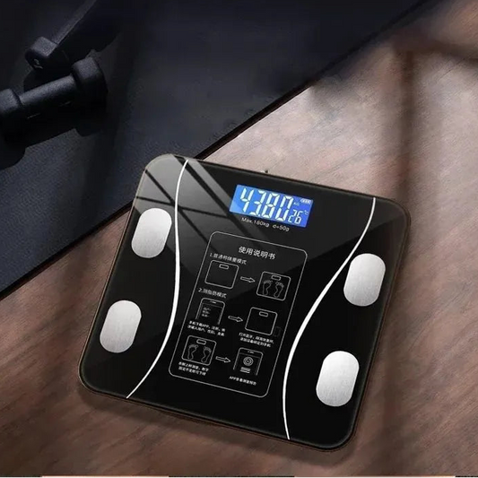 Smart Bluetooth Digital Body Fat Scale with USB Charging & LED Display