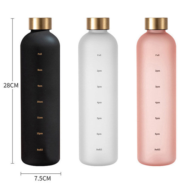 1L Time Marker Water Bottle - My Store