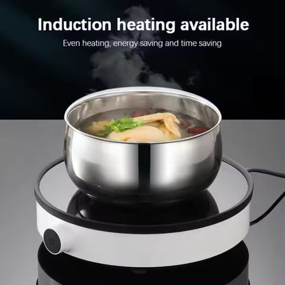 3 Sizes Stainless Steel Food Container with Airtight Plastic Lid - My Store