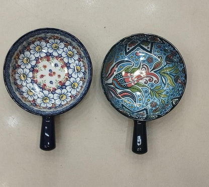 6” Ceramic Handle Bowl – Premium Printed Design - My Store
