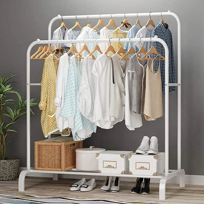 Double Pole Metal Cloth Stand - My Store